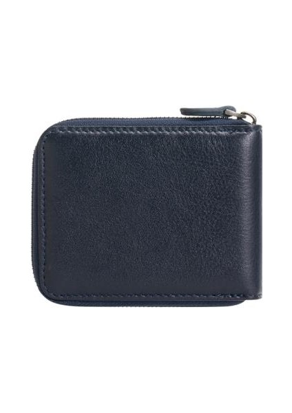 Grande Hakiki Deri Erkek Cüzdan Lacivert 722