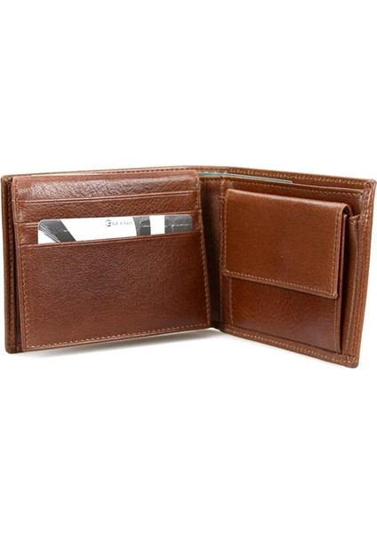 Grande Hakiki Deri Erkek Cüzdan Taba 1715