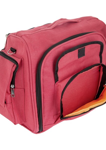 Anne Bebek Bakım Çantası Kırmızı 1125