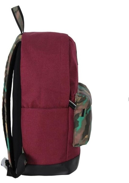 Okul Sırt Çantası Bordo Kamuflaj