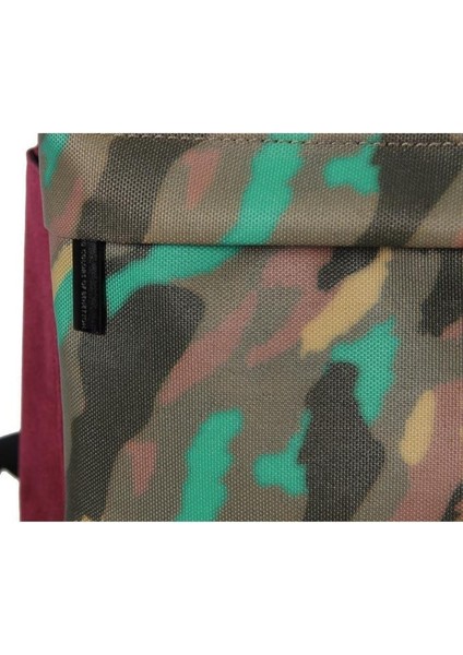 Okul Sırt Çantası Bordo Kamuflaj