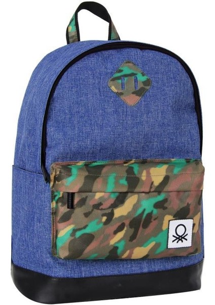 Okul Sırt Çantası Lacivert Kamuflaj