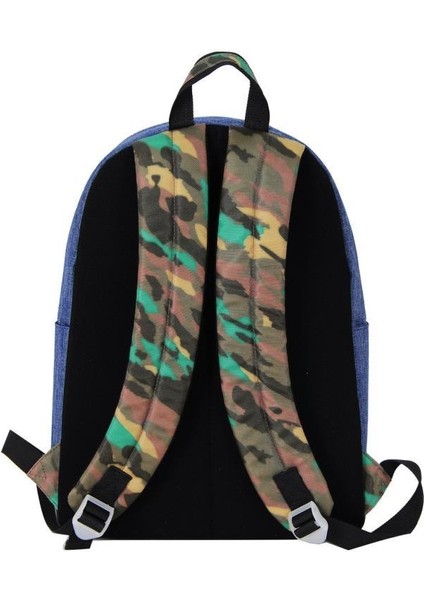 Okul Sırt Çantası Lacivert Kamuflaj