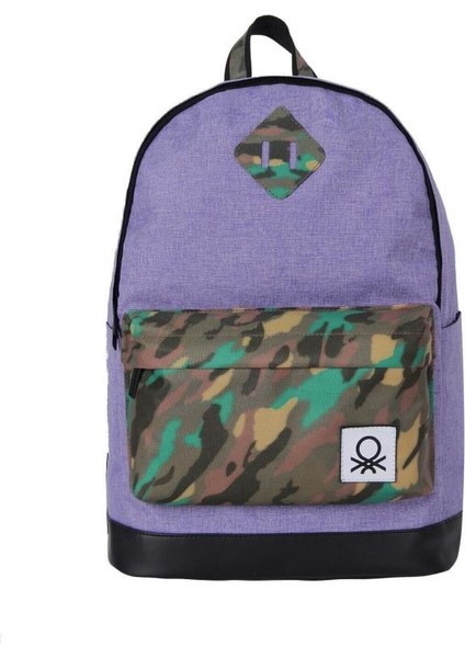 Okul Sırt Çantası Mor Kamuflaj