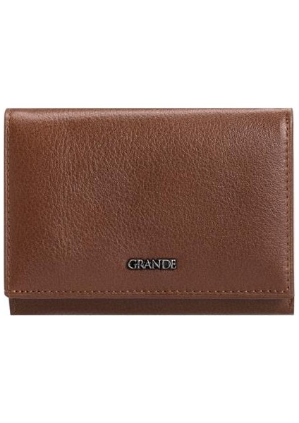 Grande Hakiki Deri Kadın Cüzdan Taba 2632 modelleri