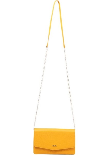 Grande Deri Kadın Çapraz Çantasi Sarı 2792 modelleri