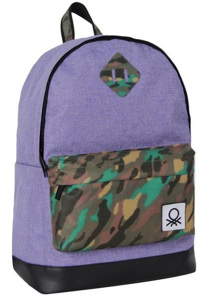 Okul Sırt Çantası Mor Kamuflaj