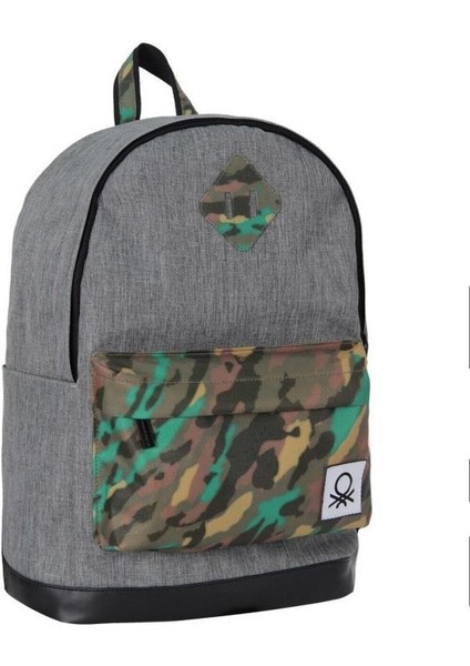 Okul Sırt Çantası Gri Kamuflaj