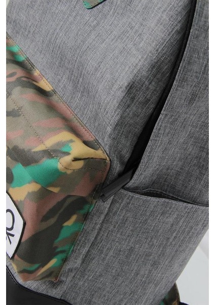 Okul Sırt Çantası Gri Kamuflaj