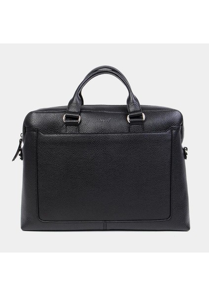 Grande Erkek Deri Evrak Çantası Siyah 9003