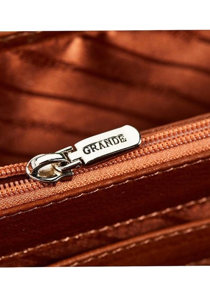 Grande Erkek Deri Evrak Çantası Taba 4211