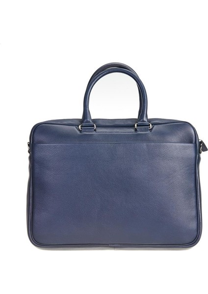 Grande Erkek Deri Evrak Çantası Lacivert 6883