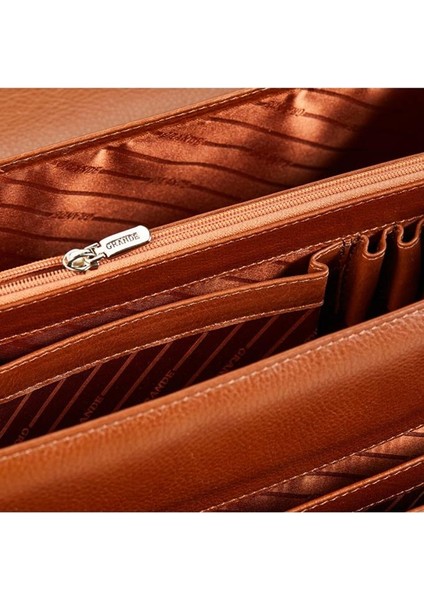 Grande Erkek Deri Evrak Çantası Siyah 4211