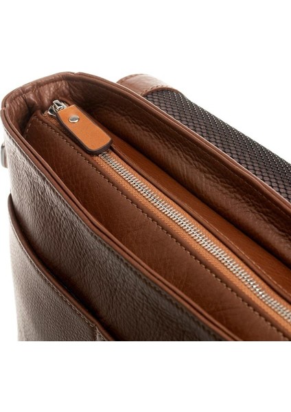 Grande Deri Erkek Postacı Çantası Taba 4253