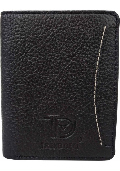 Hakiki Deri Erkek Cüzdan Siyah 8999