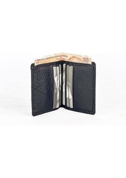 Hakiki Deri Erkek Cüzdan Siyah 8999