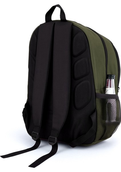 3 Bölmeli Okul Sırt Çantası Haki 2450