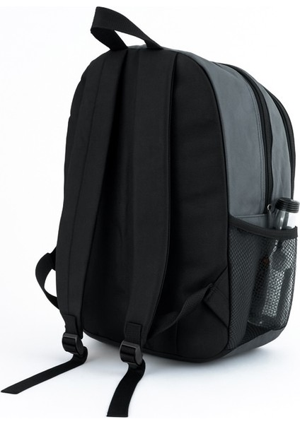 3 Bölmeli Okul Sırt Çantası Gri 2450
