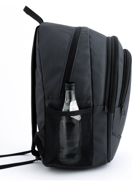 3 Bölmeli Okul Sırt Çantası Gri 2450