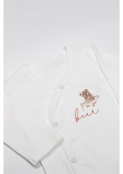 Bistyle I Am So Bear Uzun Kol Badi 17107 Bej-Ekru fiyatları