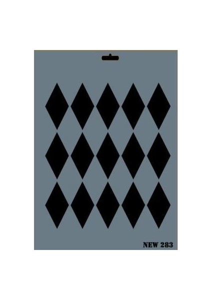 Rich New Seri N-283 Stencil 35X25 cm