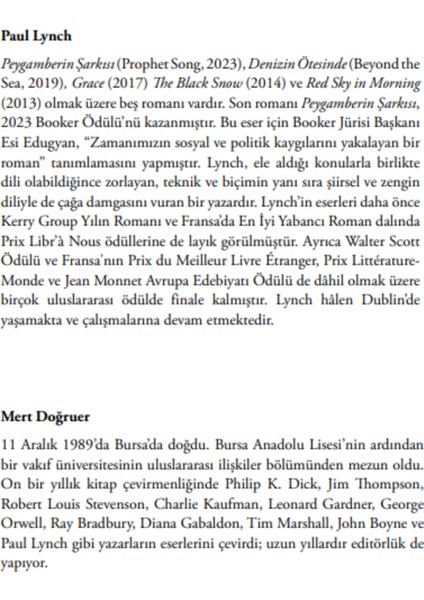 Denizin Ötesinde modelleri