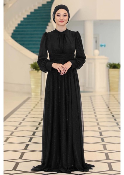 Şık Tasarım Tül Kübra Abiye