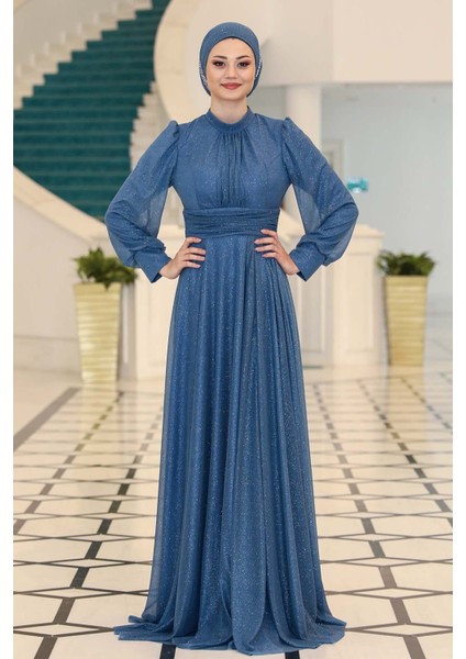 Şık Tasarım Tül Kübra Abiye