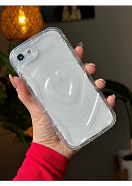 Iphone 7 Plus - 8 Plus Uyumlu Kabartma Kalp Model Kılıf modelleri