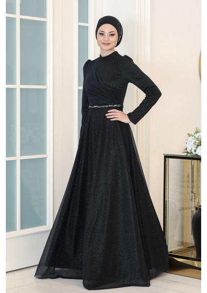 Parıltılı Işıl Tesettür Büyük Beden Abiye fiyatları