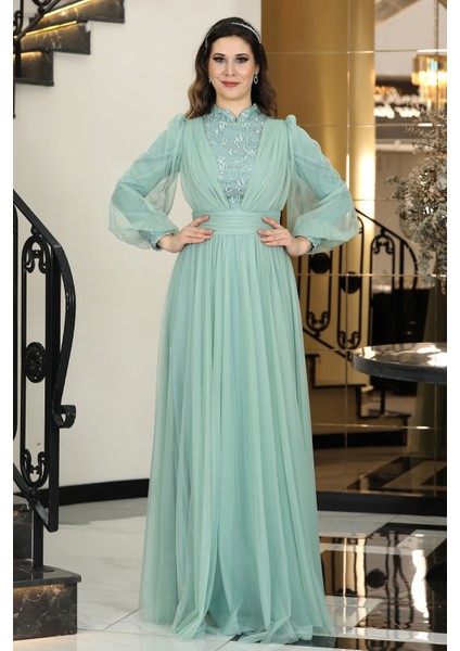 Hazal Büyük Beden Tesettür Abiye