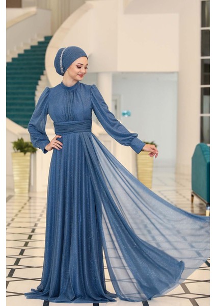 Şık Tasarım Tül Kübra Abiye indirimleri