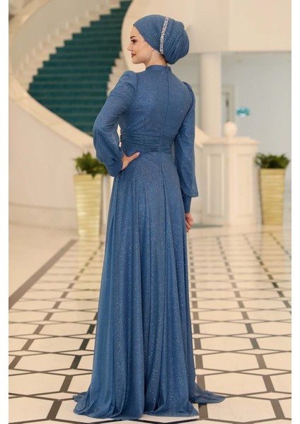 Şık Tasarım Tül Kübra Abiye