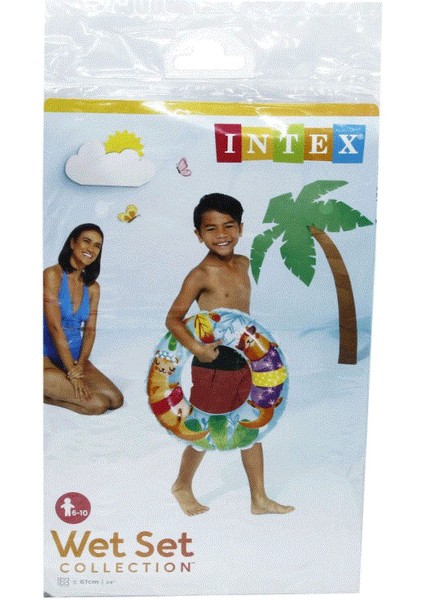 Bfs IS59242 Şeffaf Baskılı Simit 61 cm - Vardem Oyuncak fiyatları