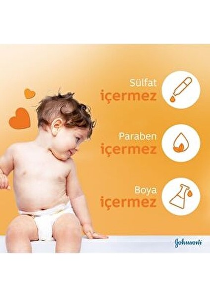Bebek Şampuanı 200 ml Günlük Kullanım için Yumuşak Formül Hassas Ciltler için