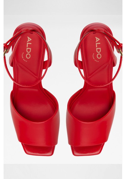 Kaiasien Sandalet Yüksek Topuklu Sandalet - Kırmızı