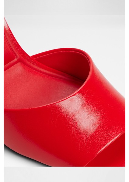 Kaiasien Sandalet Yüksek Topuklu Sandalet - Kırmızı