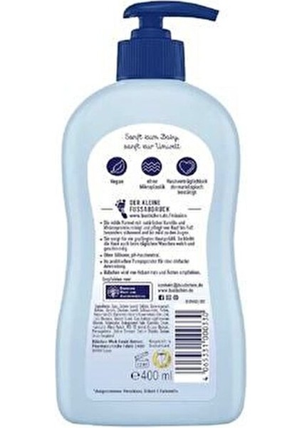 Yıkama Jeli 400 ml Hassas Bebek Ciltleri için Doğal İçeriklerle Temizleyici modelleri