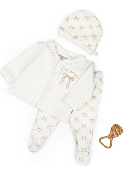 Bebek 3’lü Takım (Pantolon, Uzun Kol T-Shirt, Şapka), Bebek ve Yenidoğan Serisi - CSY8144