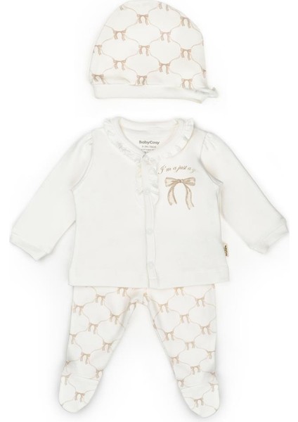 Bebek 3’lü Takım (Pantolon, Uzun Kol T-Shirt, Şapka), Bebek ve Yenidoğan Serisi - CSY8144 fiyatları