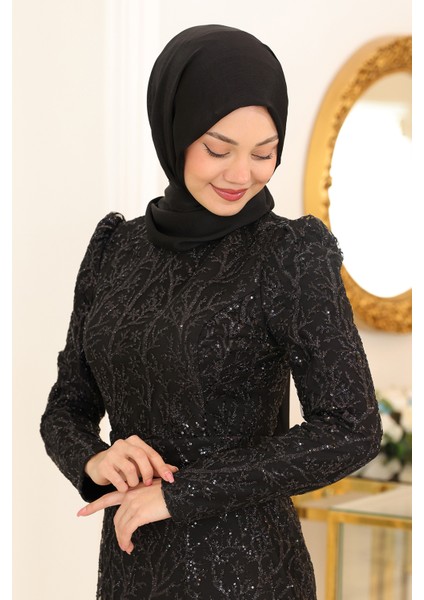 Büyük Beden Gliten Tesettür Abiye Tuana fiyatları