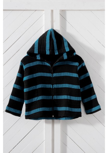 Müslin Çocuk Kapüşonlu Ceket