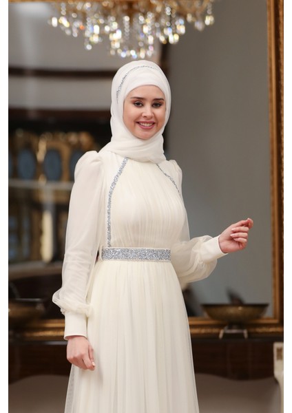 Büyük Beden Tül Efsane Abiye fiyatları