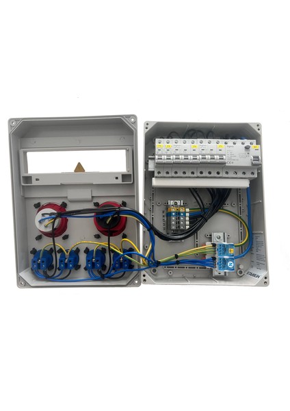 Stanıum 258104 IP54, 10KA, 11-22KW Trifaze Elektrikli Araç Kombinasyon Kutusu, 5X32A + 5X16A + 1X16A indirimleri