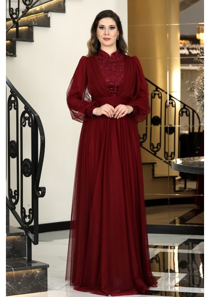 Hazal Büyük Beden Tesettür Abiye