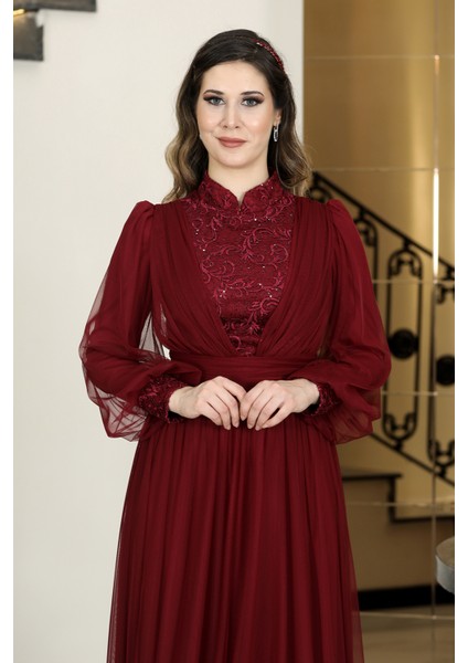 Hazal Büyük Beden Tesettür Abiye modelleri