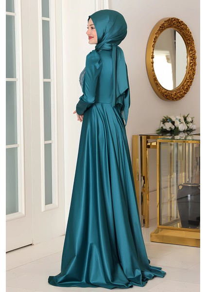 Taş Baskı Tasarım Saten Miray Abiye fırsatları