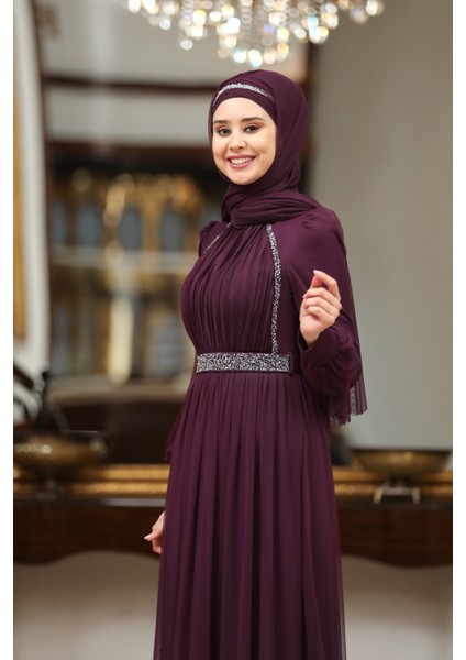 Büyük Beden Tül Efsane Abiye fiyatları