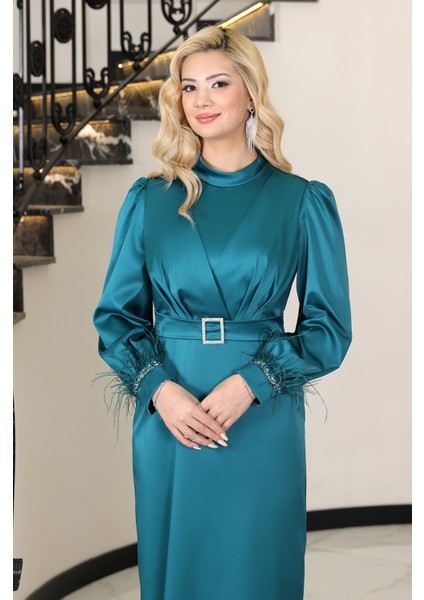 Kolları Tüy Detaylı Lara Büyük Beden Abiye fiyatları