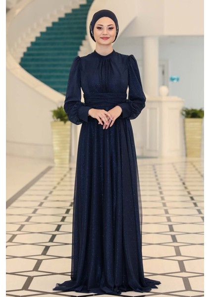 Şık Tasarım Tül Kübra Abiye